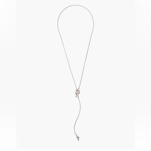 Madewell Knotshine Necklace Silver